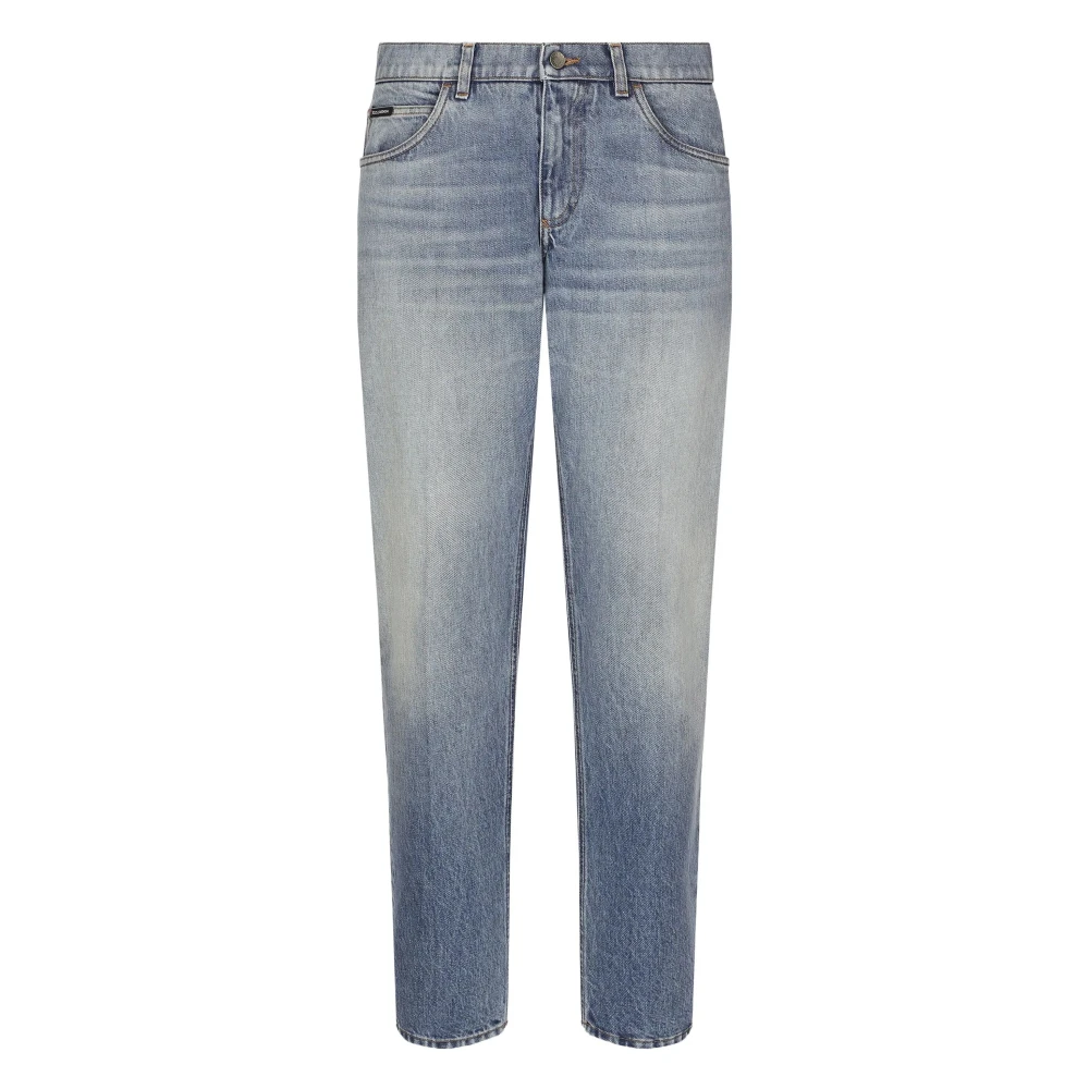 Dolce & Gabbana Slim Fit Jeans Blue Heren