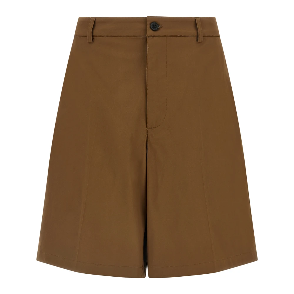 Department Five Brown Easy Bermuda Shorts - Male - Casual Shorts - W32 - Shorts
