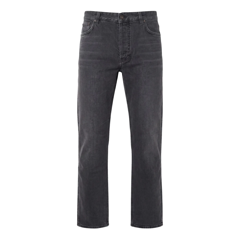 Emporio Armani , Straight Fit Jeans, Male, Gray, W34, Straight Jeans