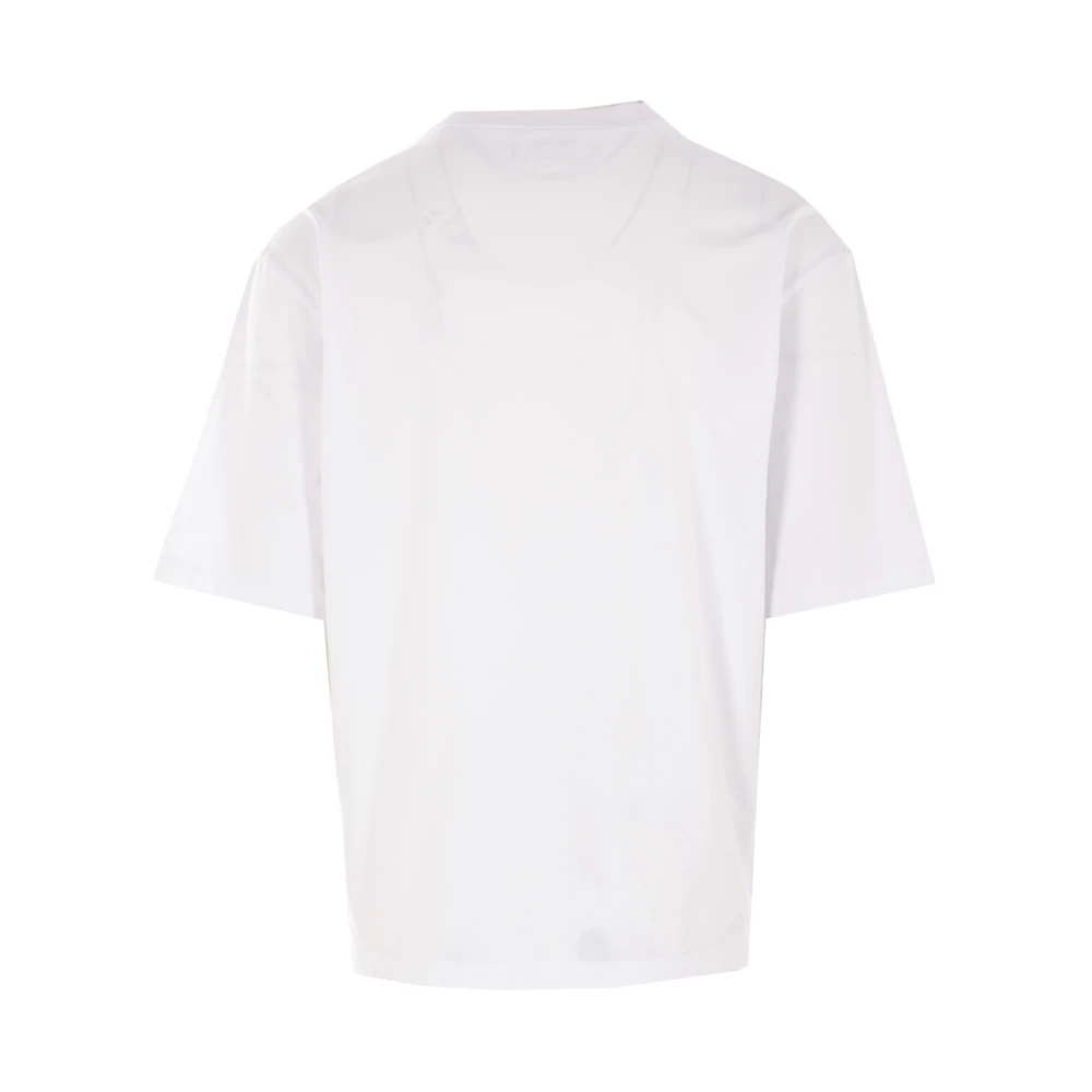 Dsquared2 Grafische Print Wit Katoenen T-shirt White Heren