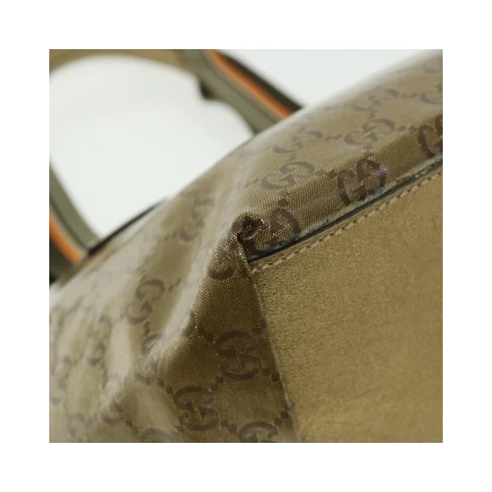 Gucci Vintage Pre-owned Coated canvas gucci-bags Yellow Dames