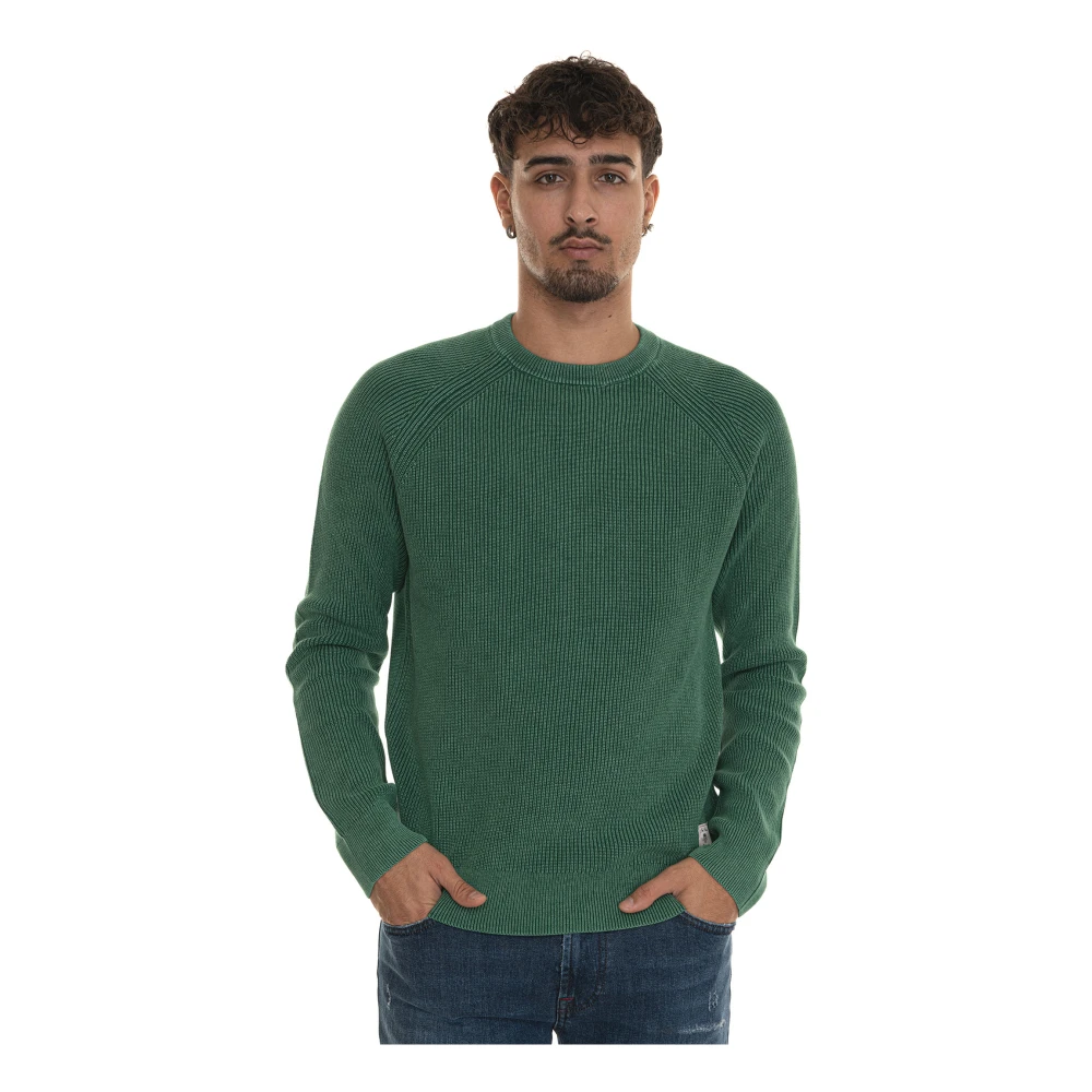 Gant Stone Washed Raglan Mouw Katoenen Trui Green Heren