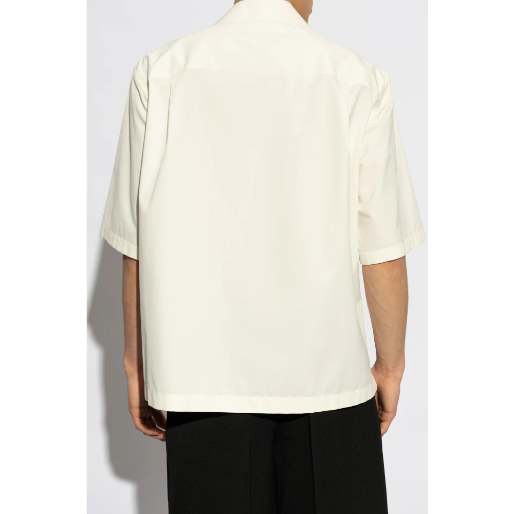 alexander mcqueen Shirt met print Beige Heren