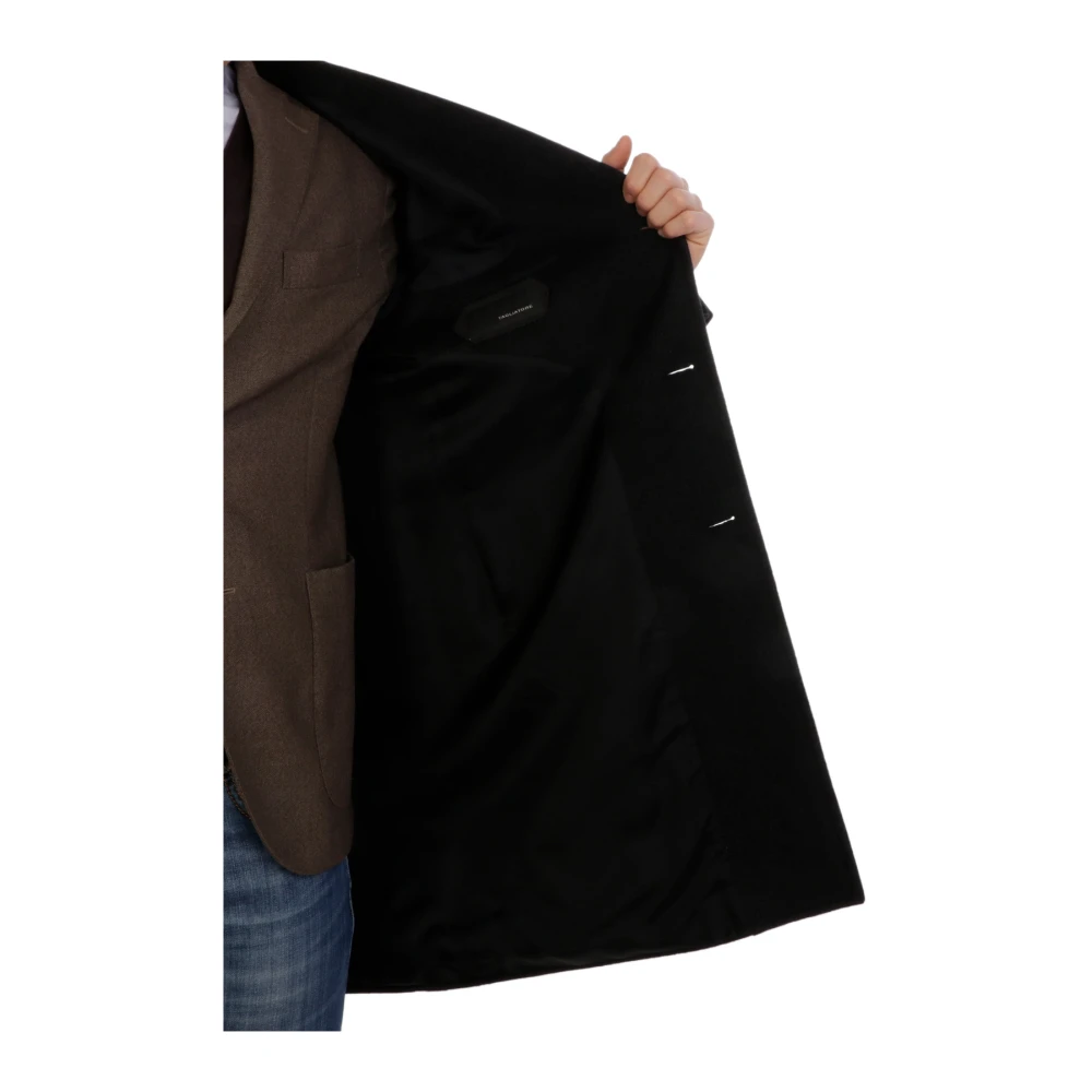 Tagliatore Anorak Jas Black Heren