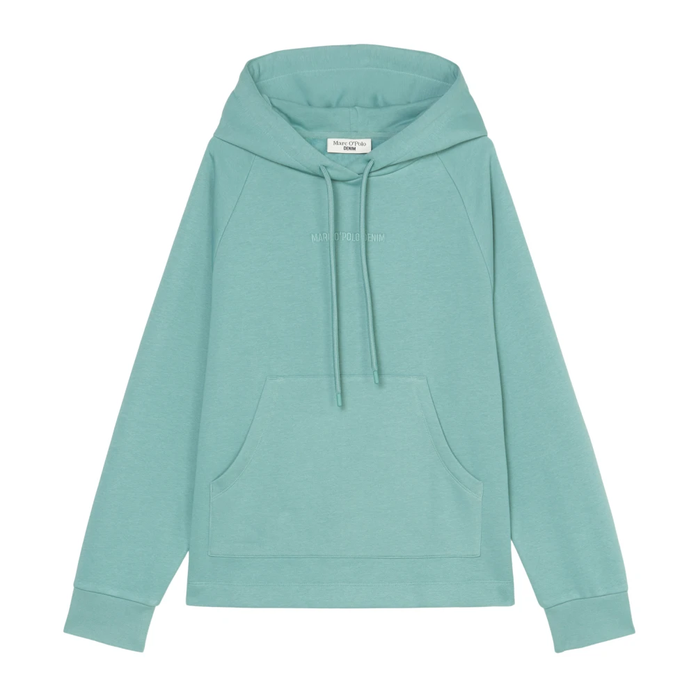 Marc O'Polo Logo hoodie oversized Green Dames