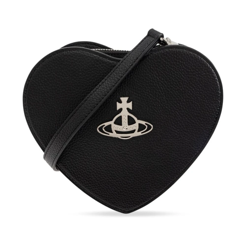 Vivienne Westwood Hart Crossbody Tas in Zwart Black Dames