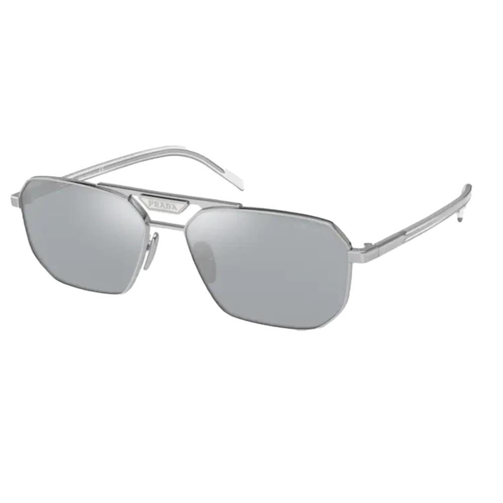 Prada Zilveren Zonnebril Symbole Pr58Ys-1Bc02R Gray Heren