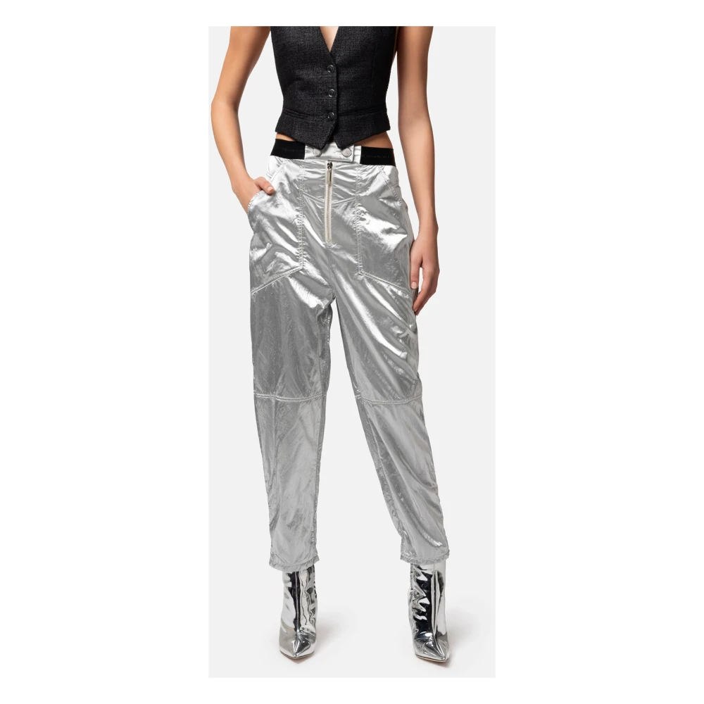 Elisabetta Franchi Slim-fit Trousers Gray Dames