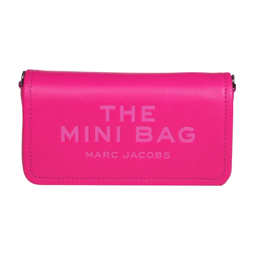 Marc Jacobs Roze Leren Schoudertas Mini Pink Dames