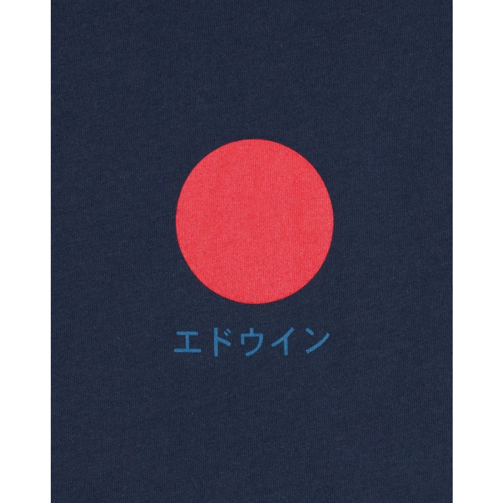 Edwin Japanse Sun T-Shirt Navy Blue Heren