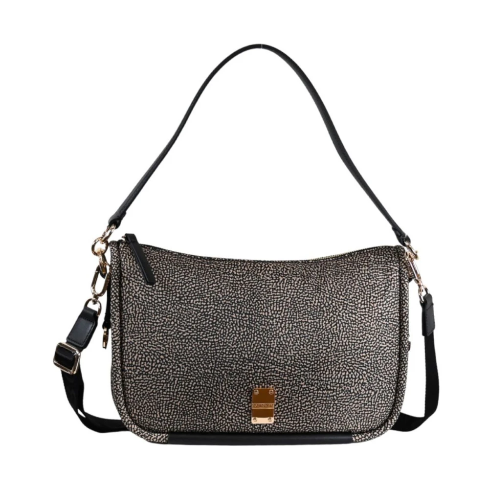 Borbonese Black Shoppers - Female - Shoulder Bags - One Size - Bags
