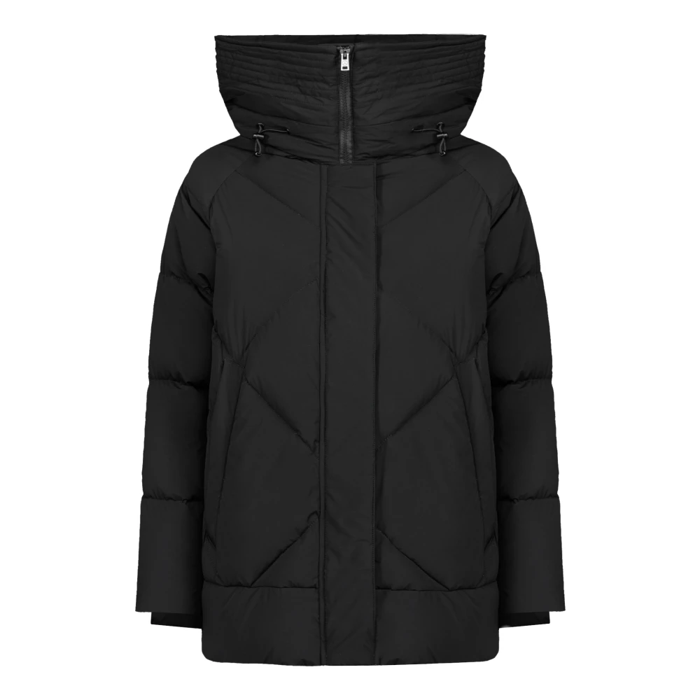 People of Shibuya Nylon Donsjas met Aangepaste Rits Black Dames