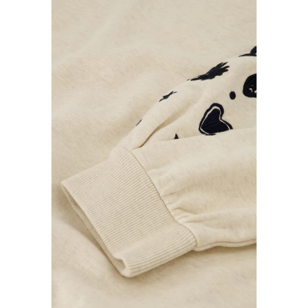 Fabienne Chapot Beige Bloemen Trui Beige Dames