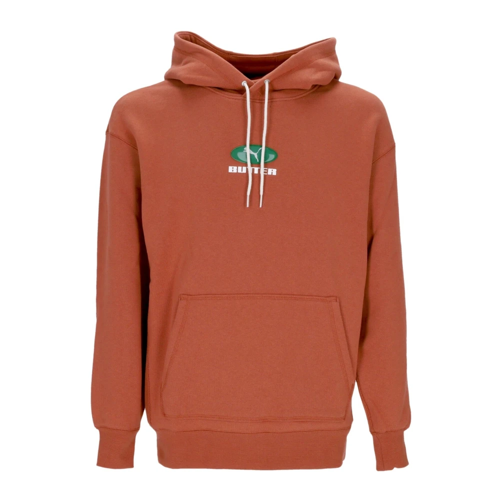 Puma Lichtgewicht hoodie met verstelbare trekkoord capuchon Brown Heren