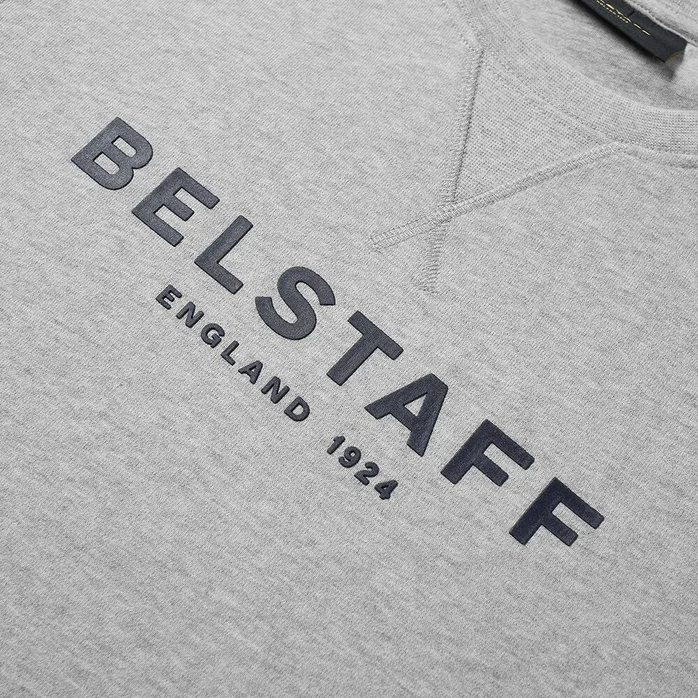Belstaff Heren Bouclé Katoenen Sweatshirt Gray Heren