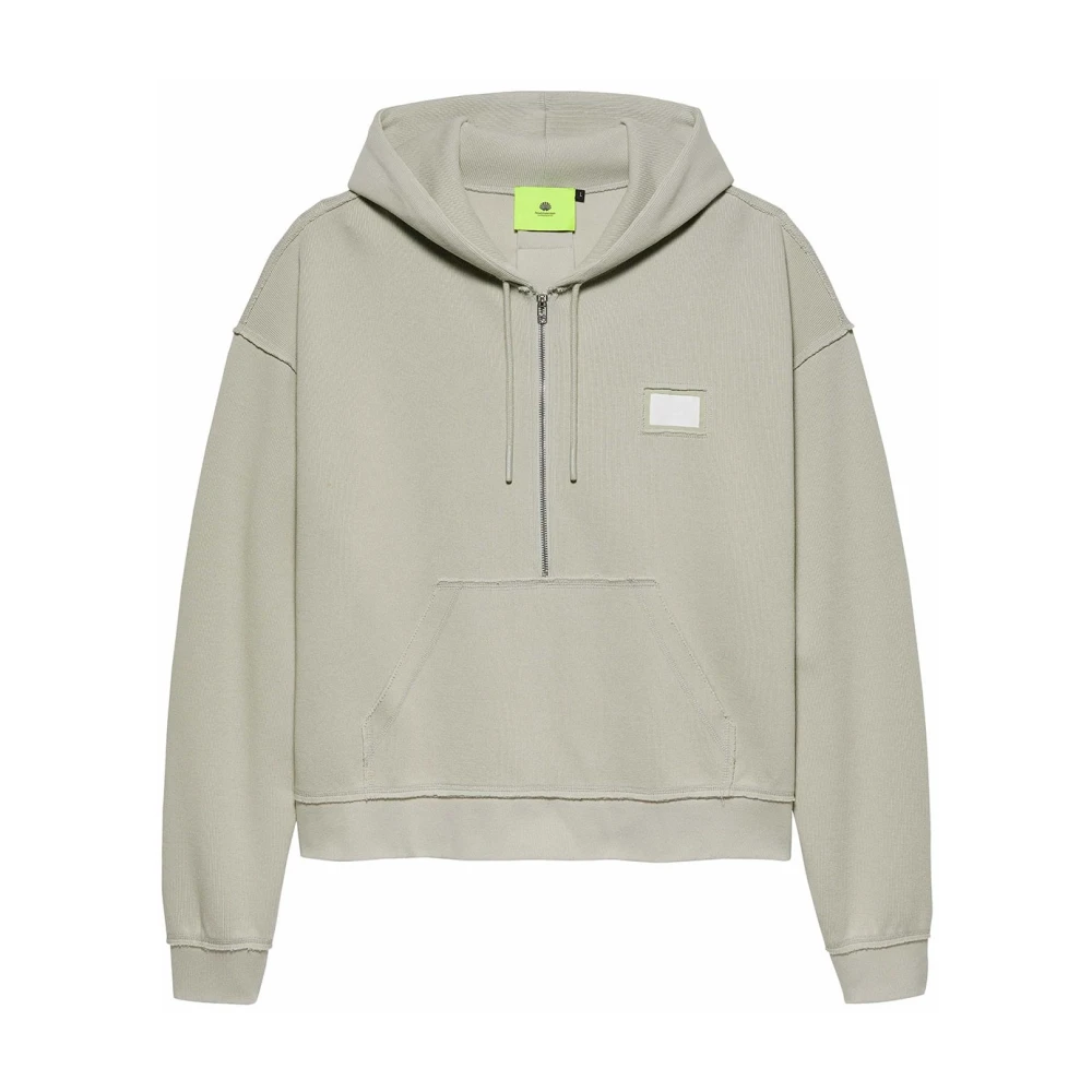 New Amsterdam Surf Association Grå Bomull Half Zip Hoodie Gray, Herr