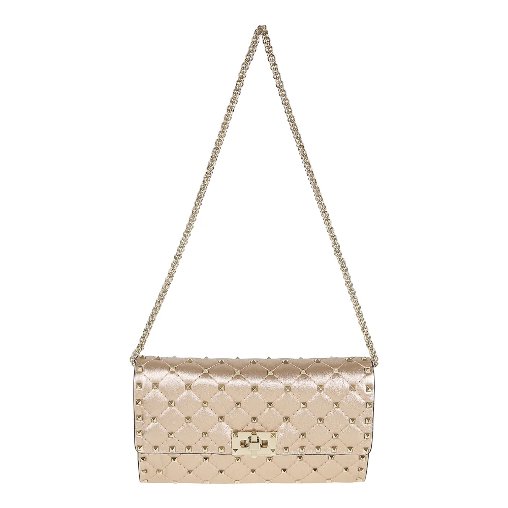 Valentino Garavani Women's Pink Rockstud Spike Shoulder Bag