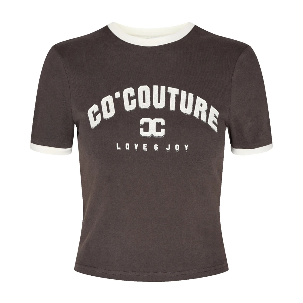 Co'Couture Stilfull dam T-shirt med trendigt tryck Gray, Dam