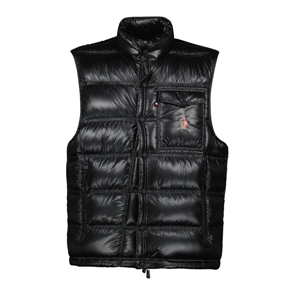 Moncler Mouwloze Nantu Donsjas Black Heren