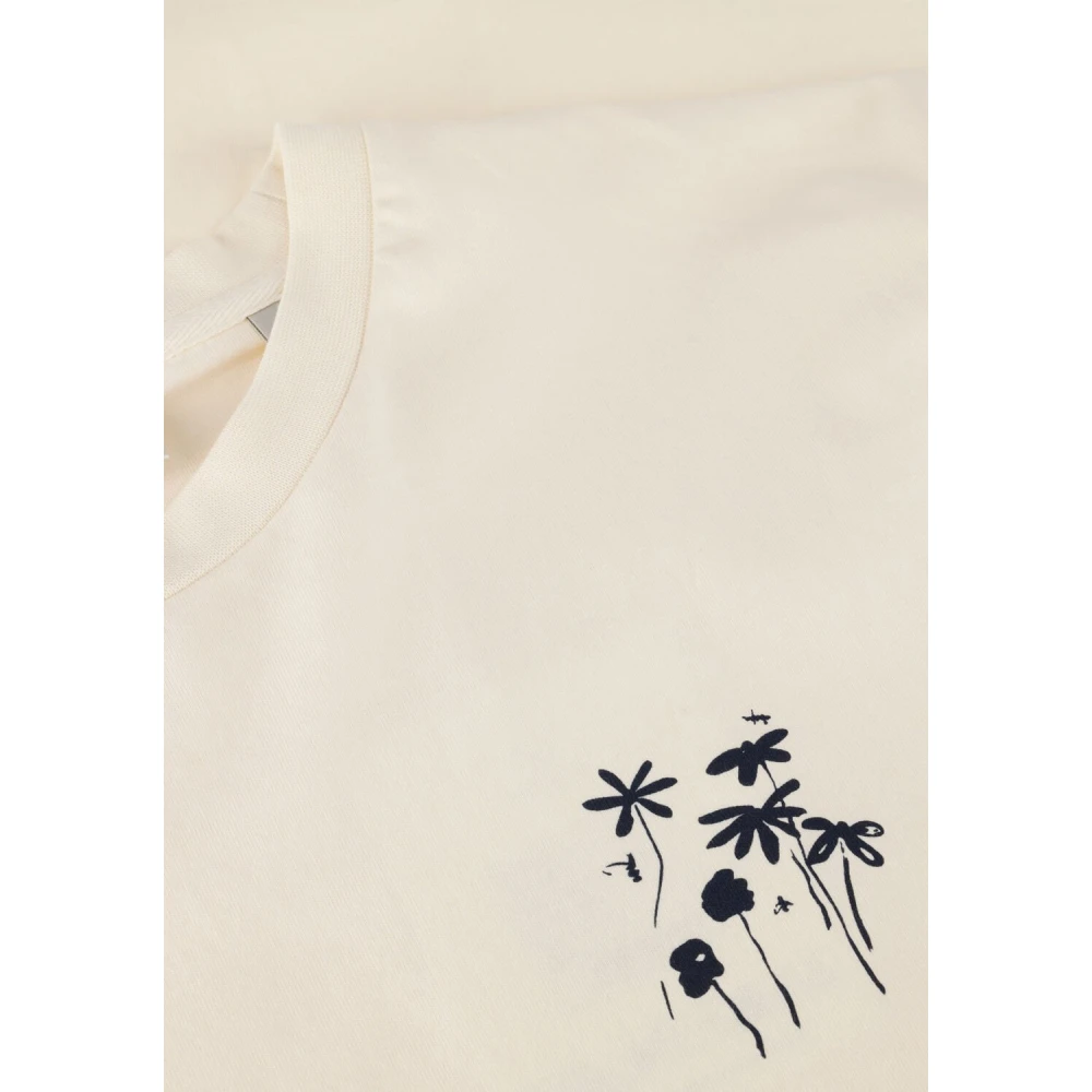 Forét Heren Flora T-shirt Beige Heren