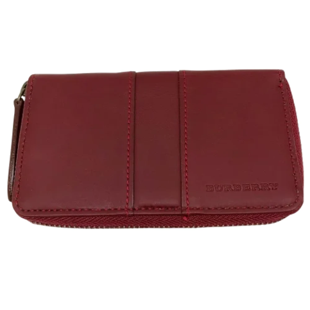 Burberry Vintage Pre-owned Fabric key-holders Red Unisex