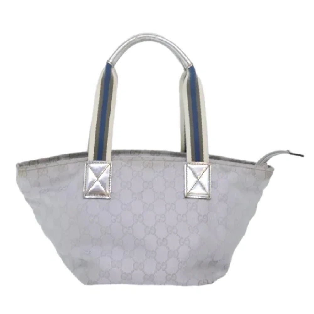 Gucci Vintage Pre-owned Canvas totes Gray Dames
