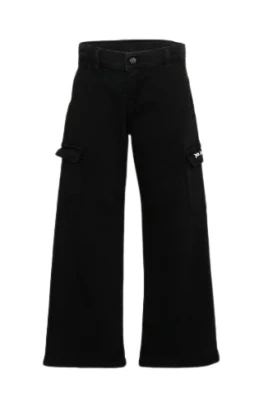 Cargo Jeans med logotypdetalj