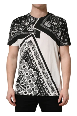 Bandana Cotton Crew Neck T-shirt