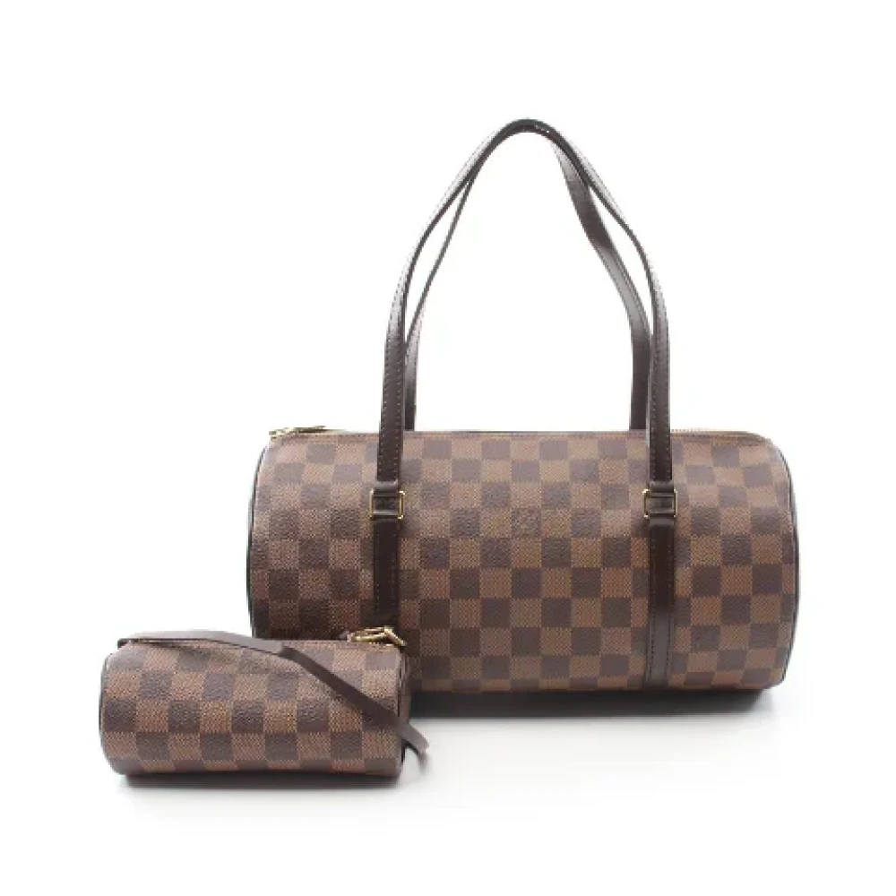 Louis Vuitton Vintage Pre-owned Canvas handbags Brown Dames