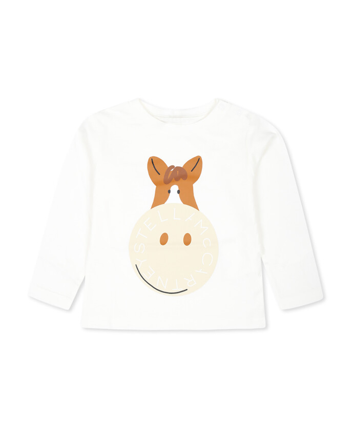 t-shirt-a-manches-longues-imprime-cheval-vert