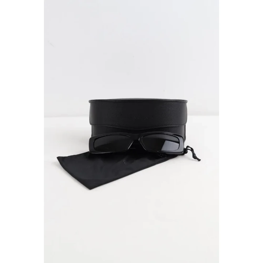Balenciaga Vintage Pre-owned Plastic sunglasses Black Dames