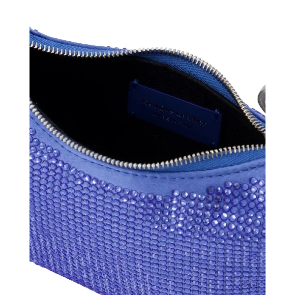 Off White Leather handbags Blue Dames