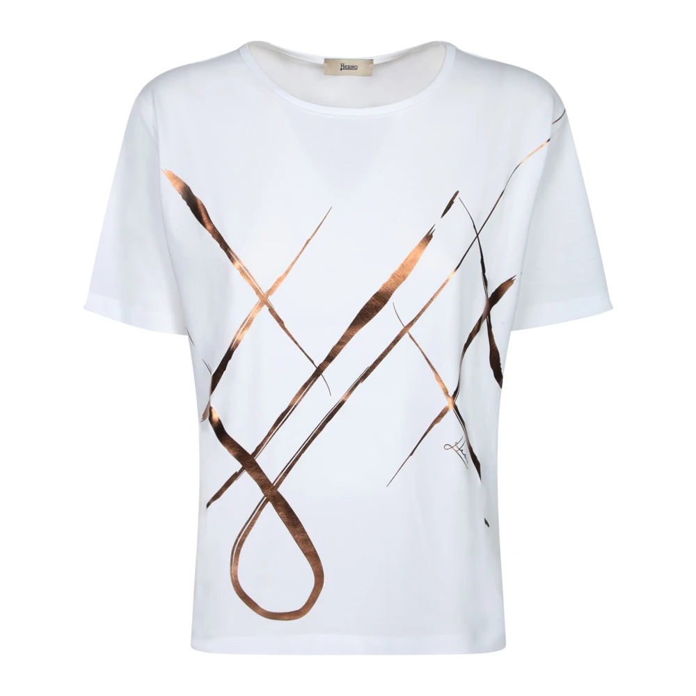 Herno - Tops > T-Shirts - White - Herno - Modalova