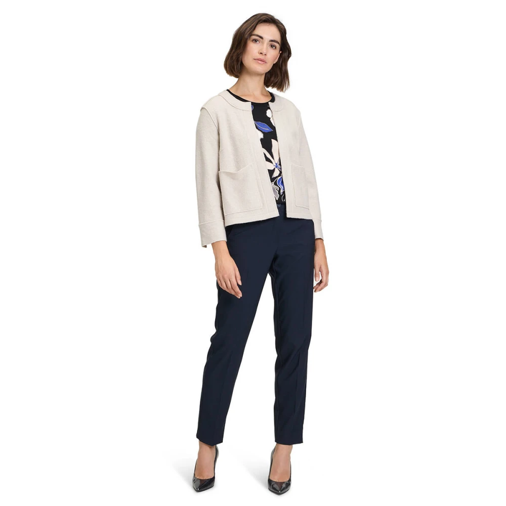 Betty Barclay Korte Blazerjas 3 4 Mouw Beige Dames