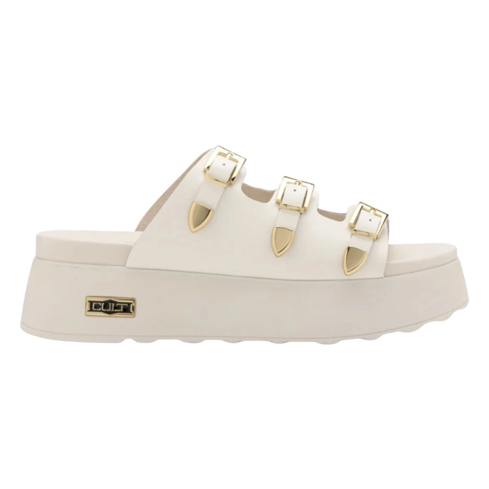 Cult Mujer Blanco - Clw 473901 Mula De Plataforma - Shoes - 38 Eu