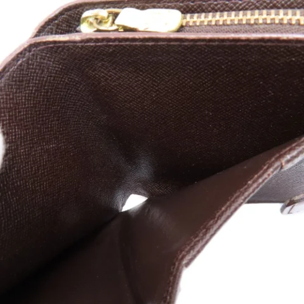 Louis Vuitton Vintage Pre-owned Canvas wallets Brown Dames