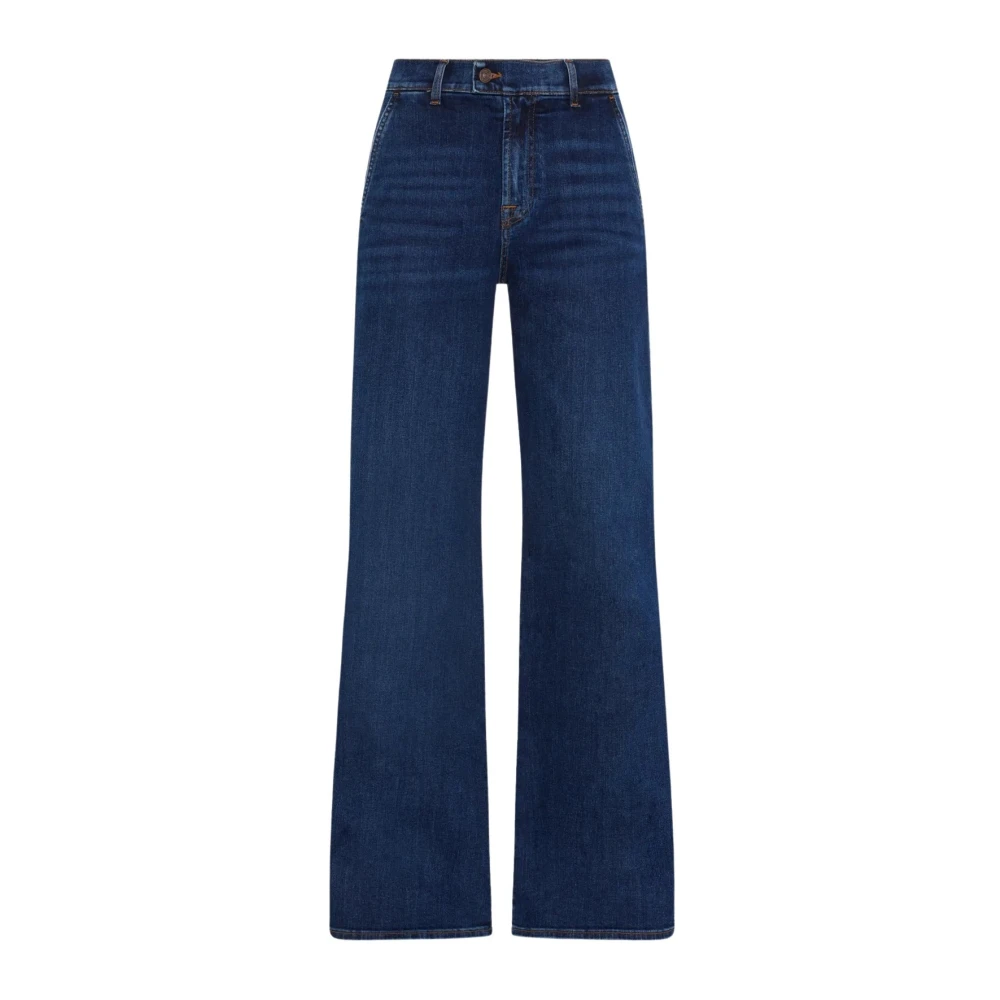 7 For All Mankind Premium Denim Jeans med Eleganta Detaljer Blue, Dam