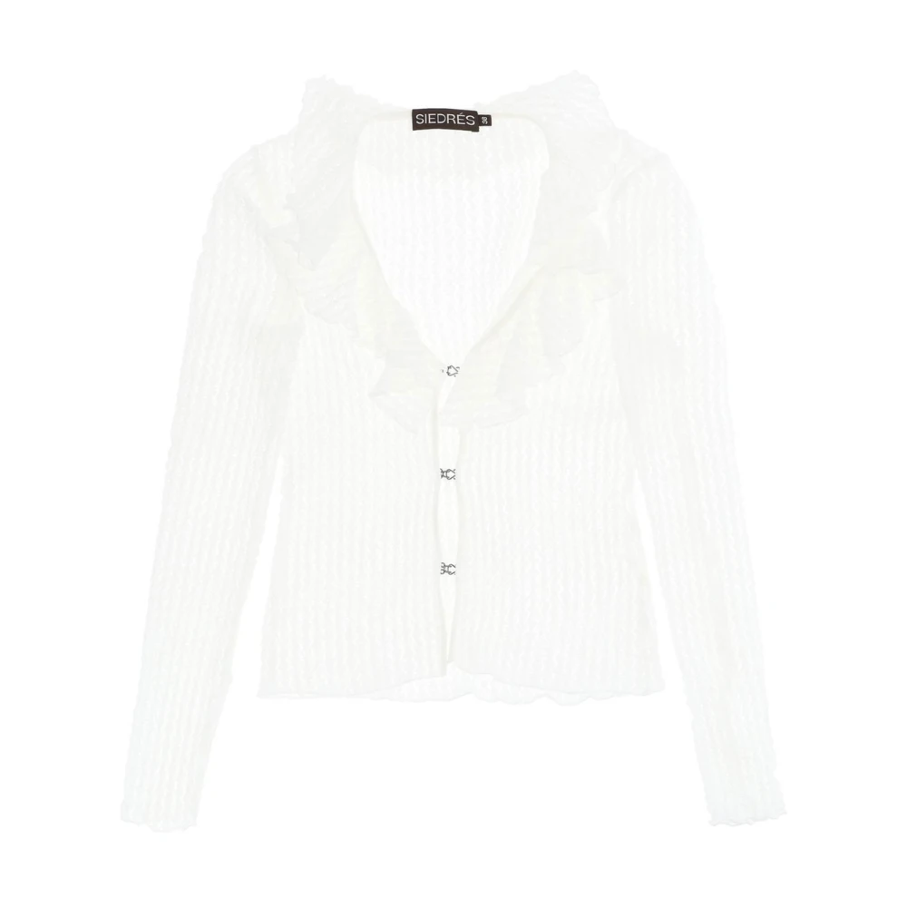 Siedrés Casual Button-Up Overhemd White Dames