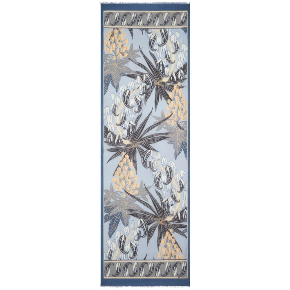 ETRO Stijlvolle Sjaalcollectie Blue Dames