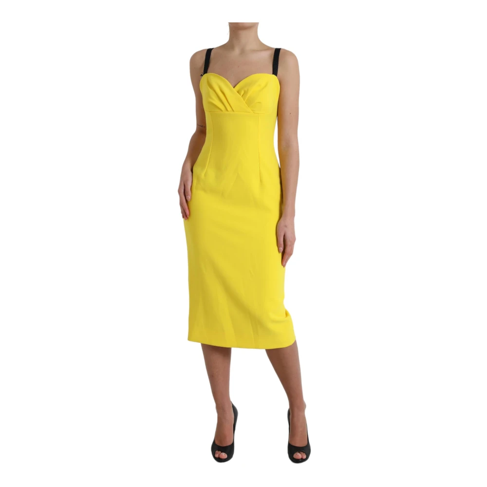 Dolce & Gabbana Midi Dresses Yellow Dames
