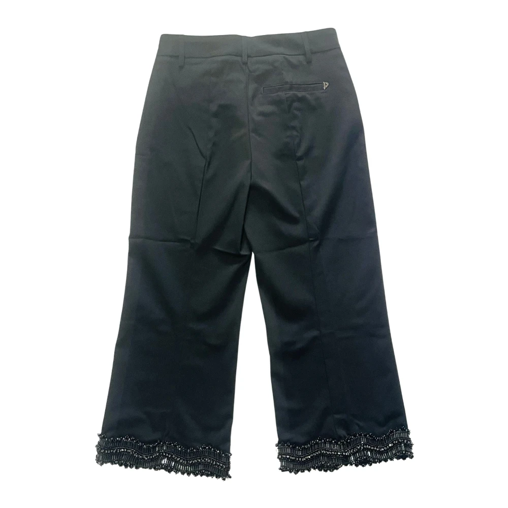 Dondup Elegante Enkel Steen Broek Black Dames