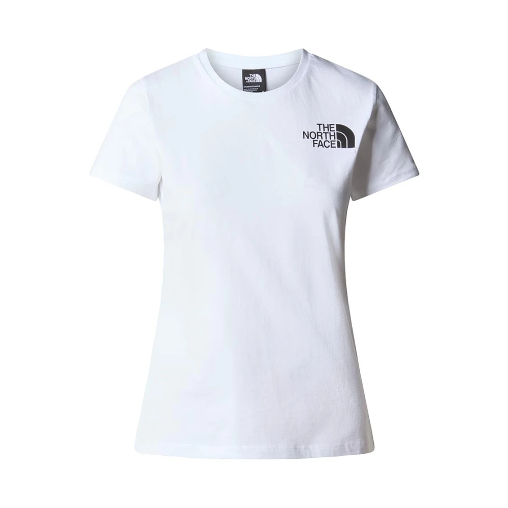 The North Face Half Dome Tee Wit White Dames