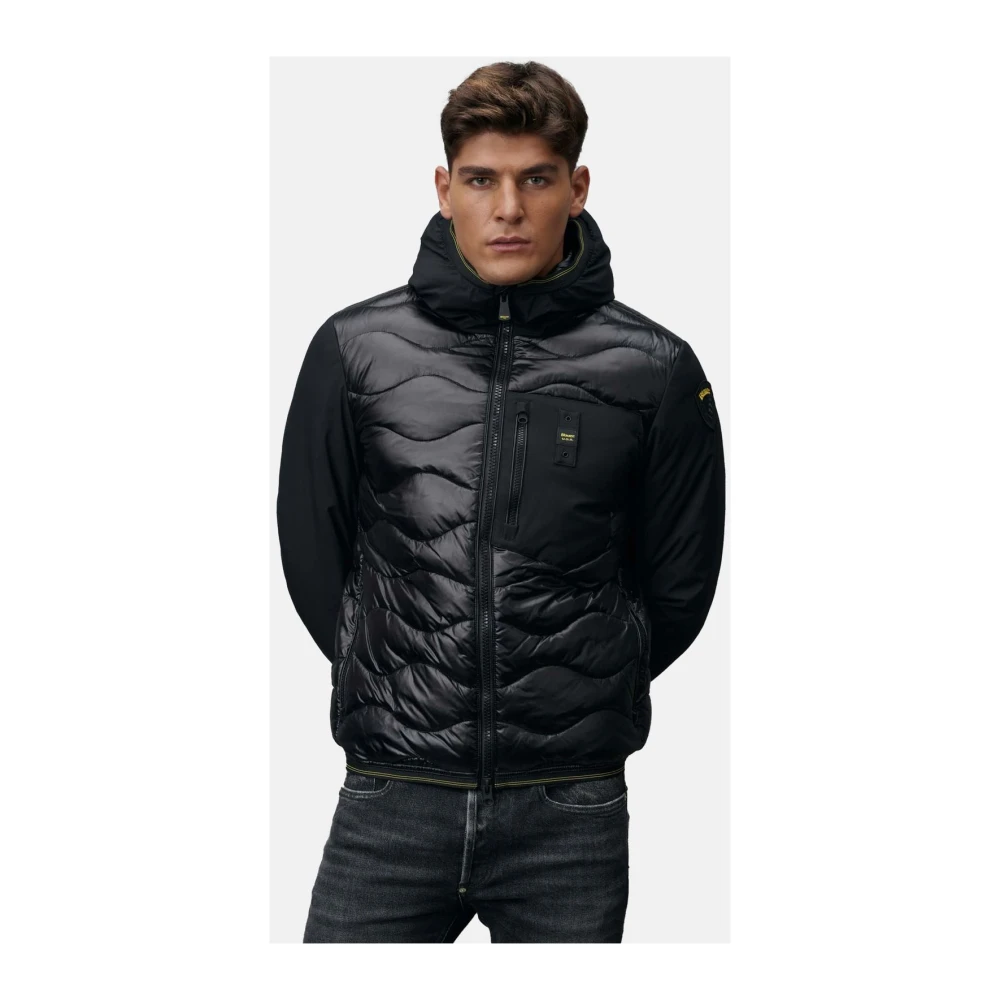 Blauer Stijlvolle Herenjas Black Heren
