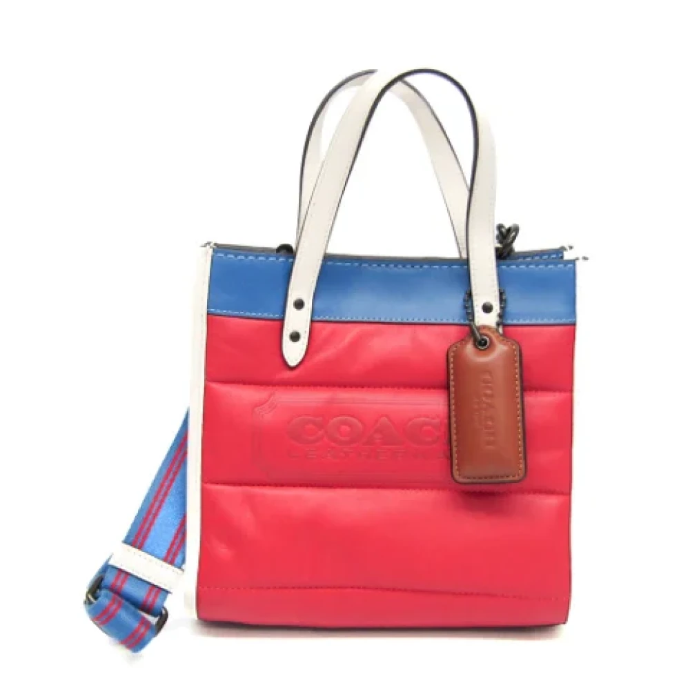 Coach Pre-owned Leather handbags Blue Dames