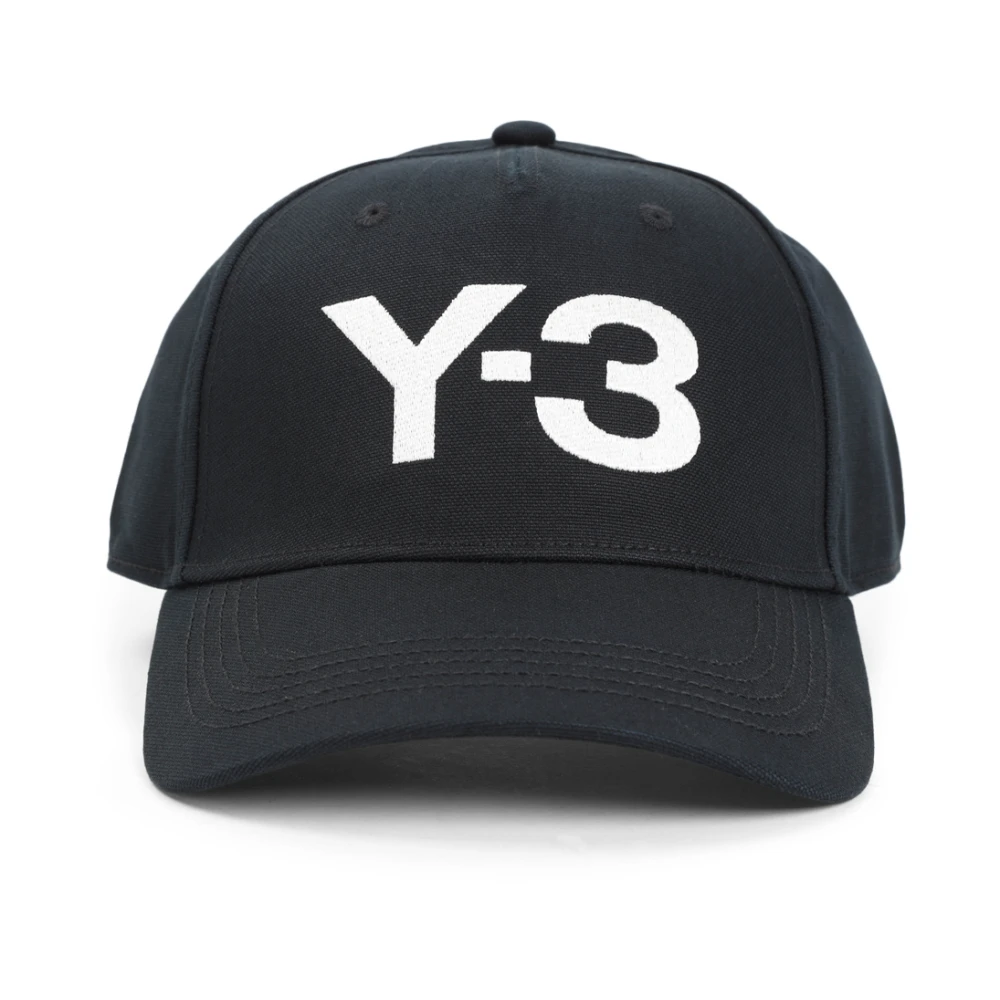 Y-3 Black Hats & Caps, Male, One Size, Logo Cap