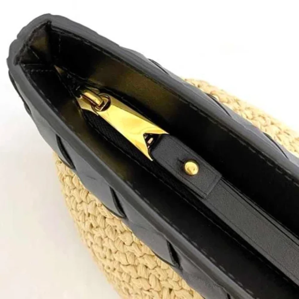 Bottega Veneta Vintage Pre-owned Fabric clutches Beige Dames