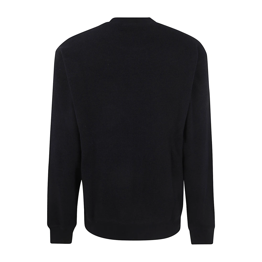 Carhartt WIP Zwart Wit Main Basics Sweatshirt Black Heren
