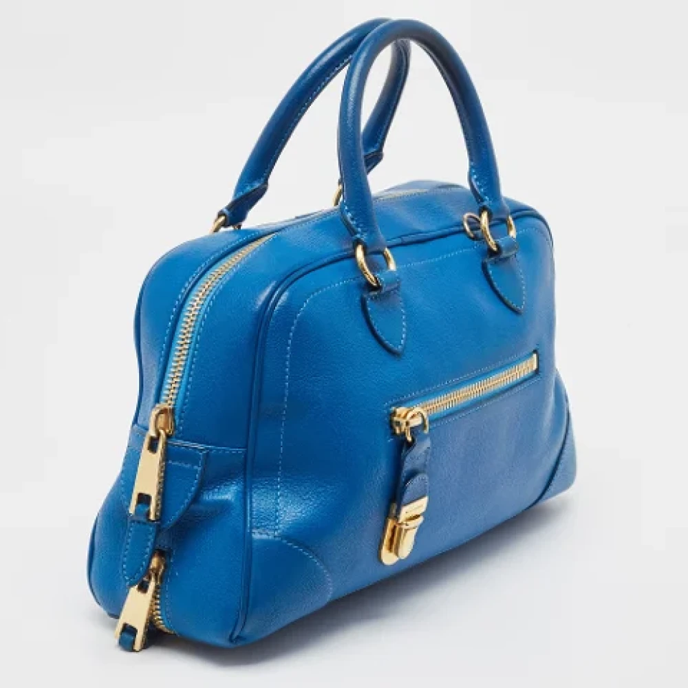 Marc Jacobs Pre-owned Leather handbags Blue Dames