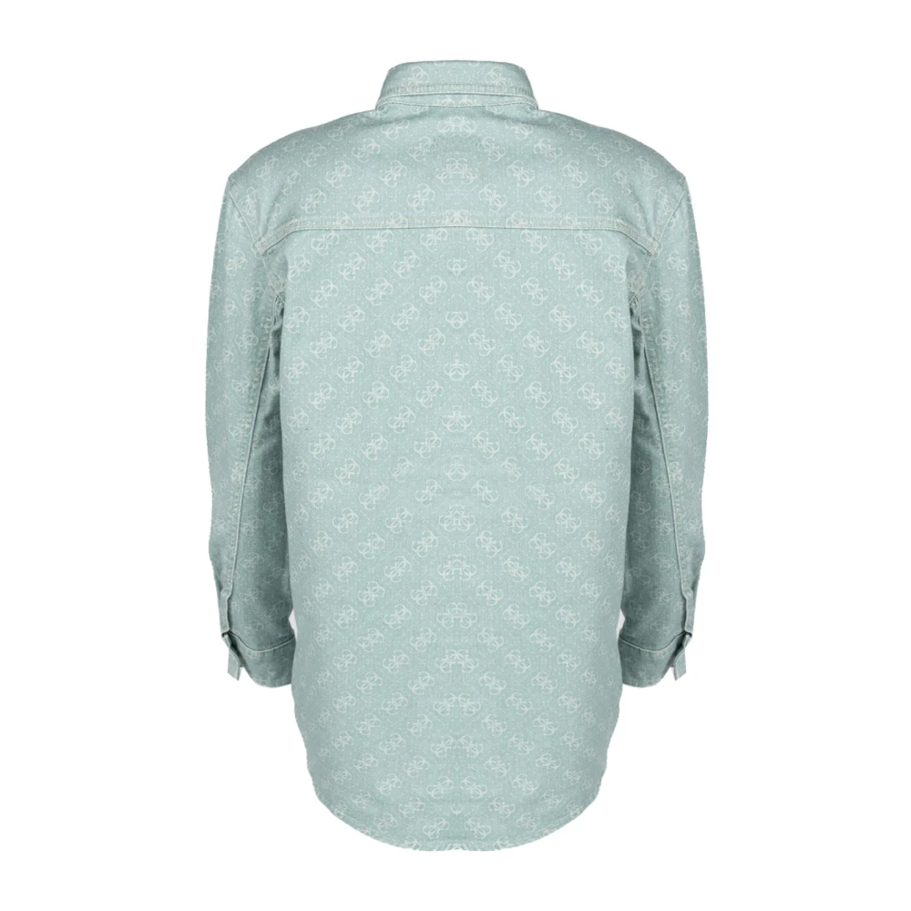 Guess Comfortabele Casual Overhemd Green Dames