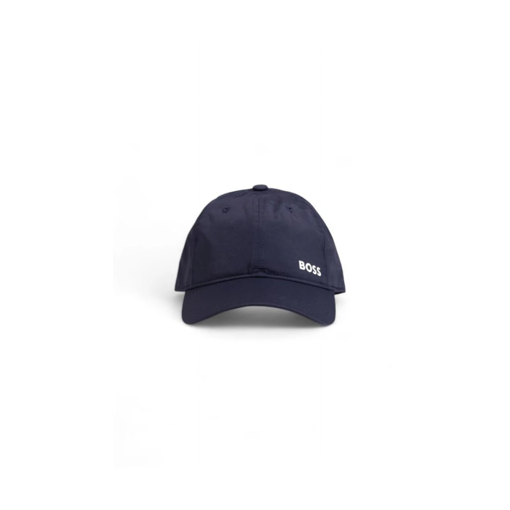 Hugo Boss Blauwe Polyamide Heren Hoeden Collectie Blue Heren